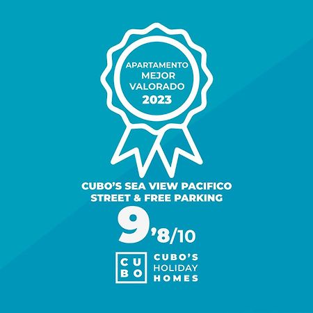 Апартаменти Cubo'S Sea View Pacifico Street & Free Parking Малага Екстер'єр фото
